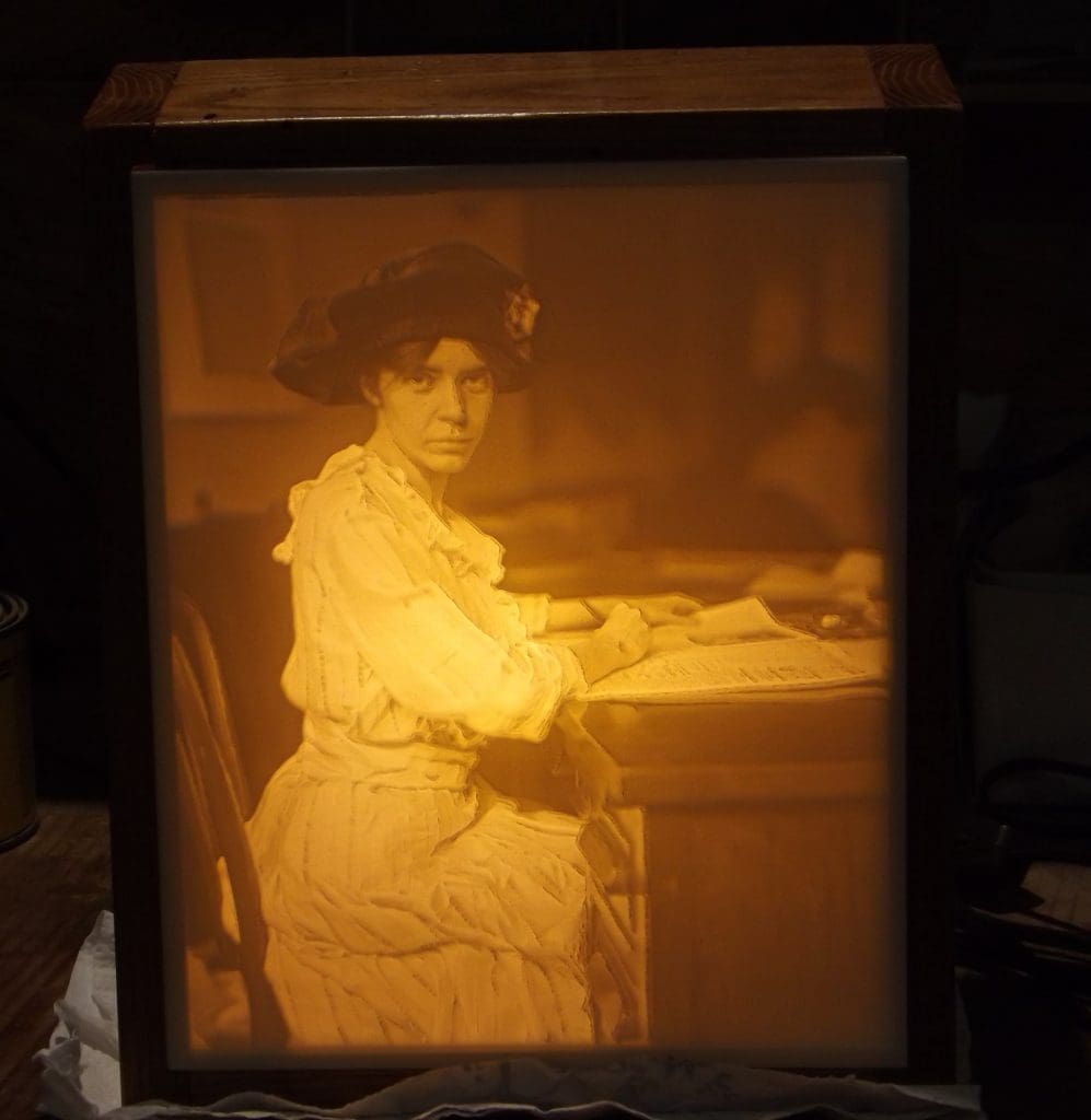 Carved old fashioned photo